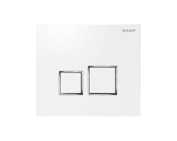 Панель управления SIAMP SQUARE, белый/глянцевые вставки