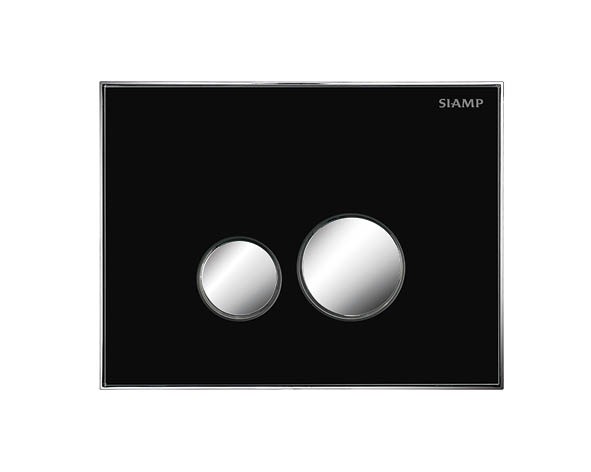 Панель управления SIAMP REFLET 360, черный/клавиши хром глянец