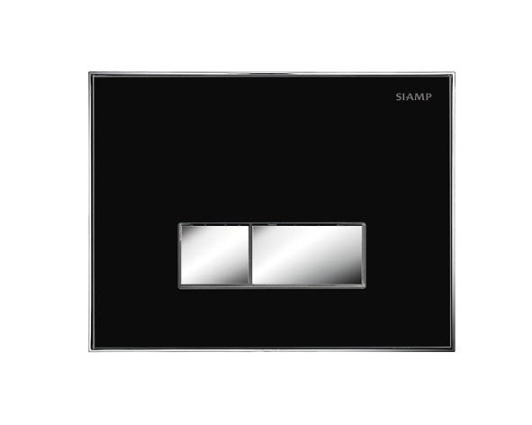 Панель управления SIAMP REFLET 90, черный/клавиши глянец хром